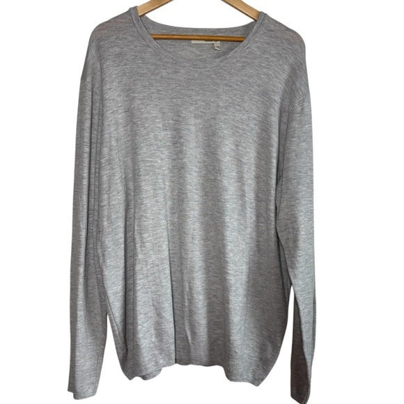 Hawker Rye Mens Crewneck Cashmere Blend Sweater Pullover XXL Quiet Luxury Casual - Picture 1 of 7